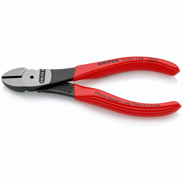 KNPEX High Leverage Diagonal  cutter 140 mm plastic coating