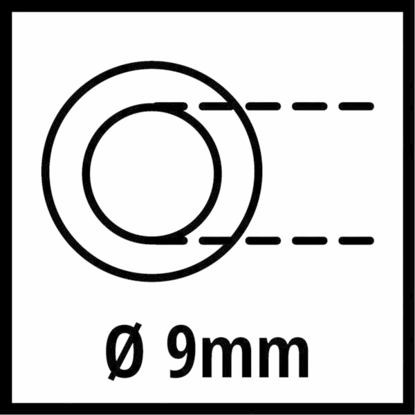 Einhell Pletená hadice 4138210 (světle modrá, 15 metrů)