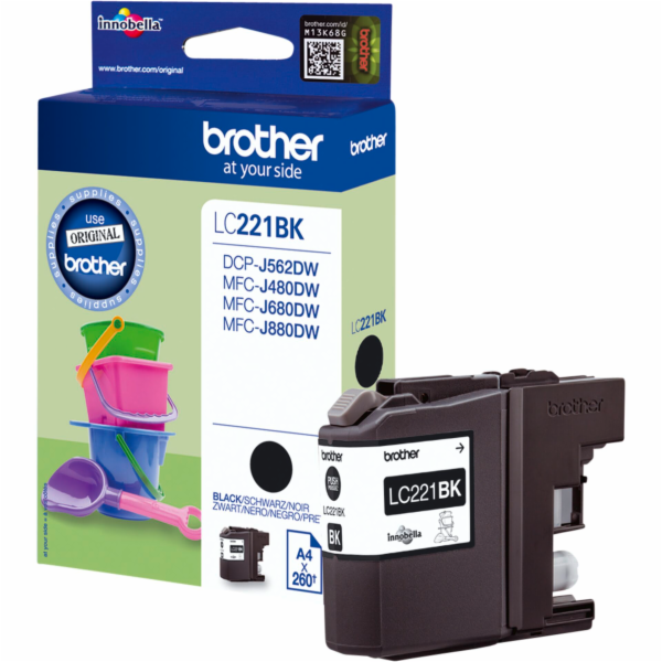 Inkoust Brother černý LC-221BK