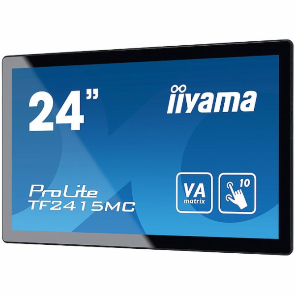 24" iiyama TF2415MC-B2: VA, FullHD, capacitive, 10P, 350c...