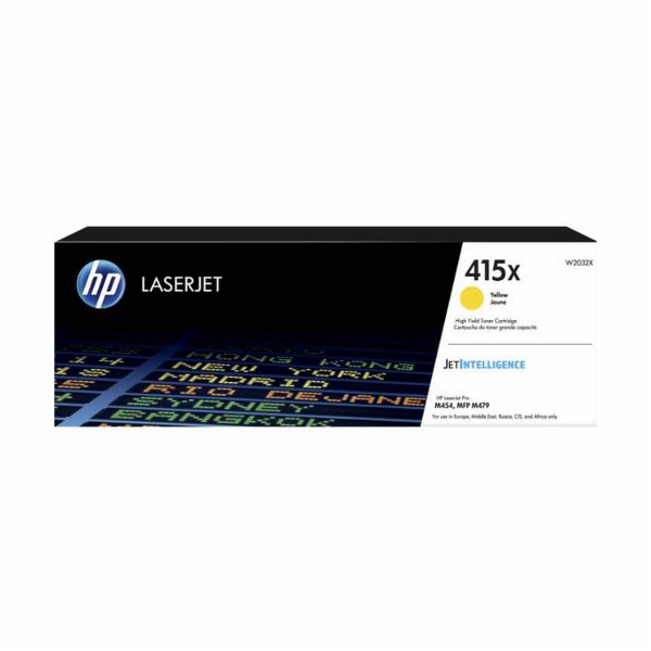 HP 415X Yellow LaserJet Toner Cartridge (6,000 pages)