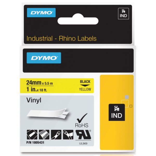 Vinylová páska Dymo Rhino 1805431, etiketovací páska