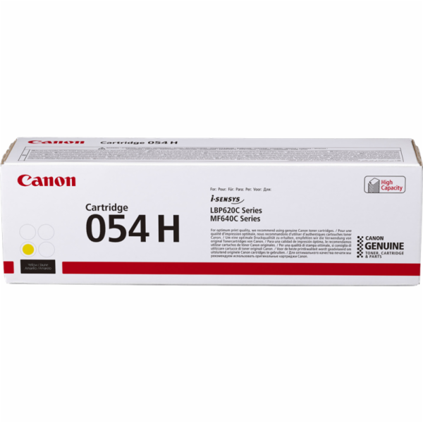 Canon Toner Cartridge 054 H Y yellow
