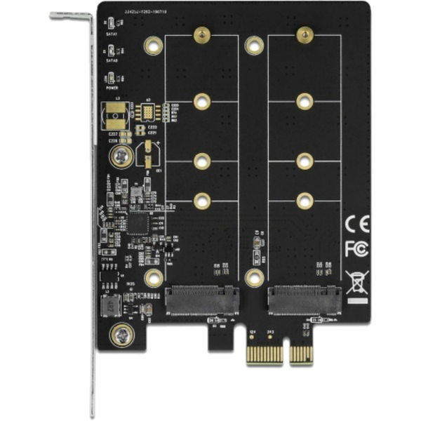 DeLOCK PCI Express x1 karta na 2 x interní M.2 Key B, ada...