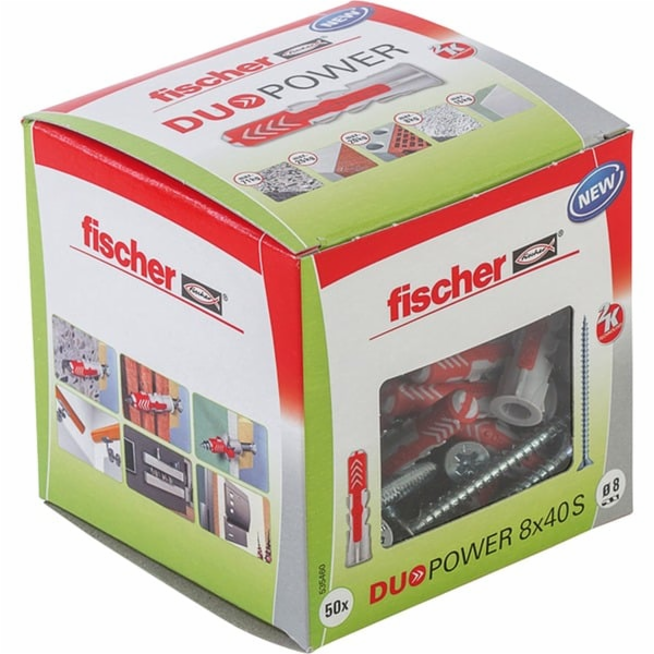 fischer hmoždinka DUOPOWER 8x40 S LD