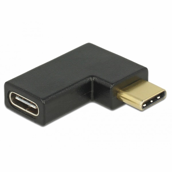 DeLOCK USB 3.2 Gen 2 adaptér, USB-C samec > USB-C samice 90°