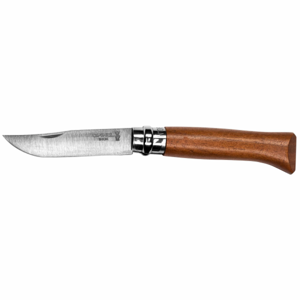 Opinel kapesni nuz c. 08  drevena rukojet orech