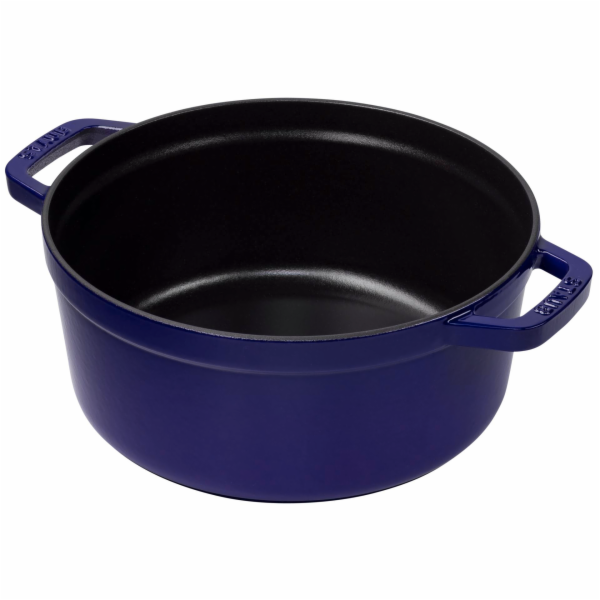 Litinový hrnec Staub La Cocotte 24cm kulatý tmavě modrý