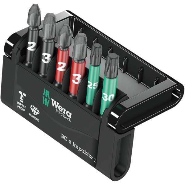 WERA Bit-Check 6 Impaktor 1  Bit-Check