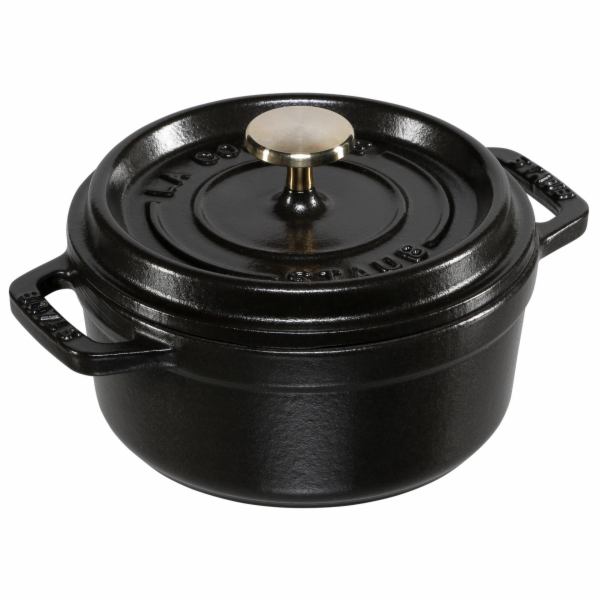 Staub Cocotte 12cm kulaty černý litina