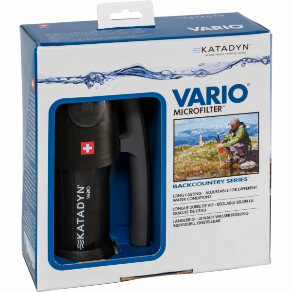 Vario, vodní filtr