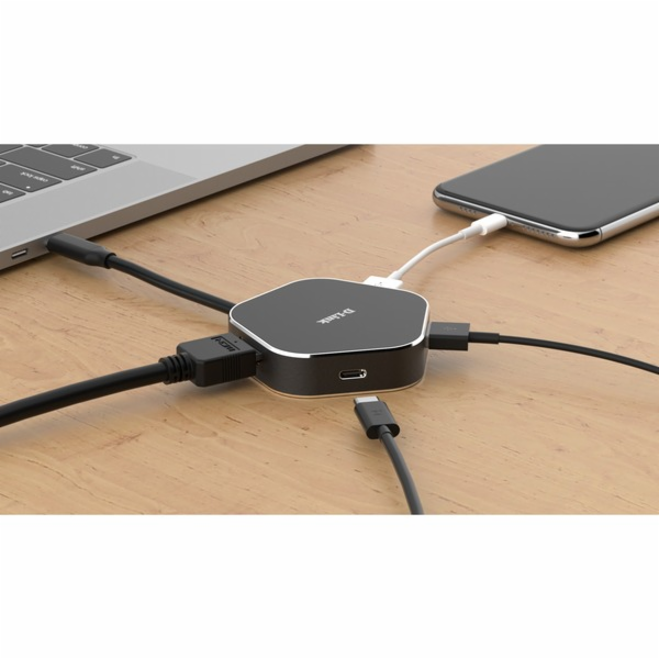 D-Link DUB-M420 4v1 USB-C Hub s HDMI/USB-C nabíjecím port...
