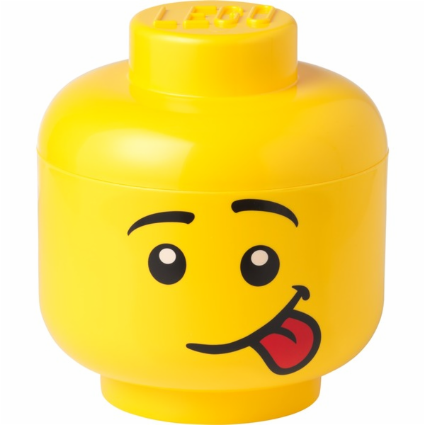 LEGO úložná hlava "Silly", velká, úložná krabice"