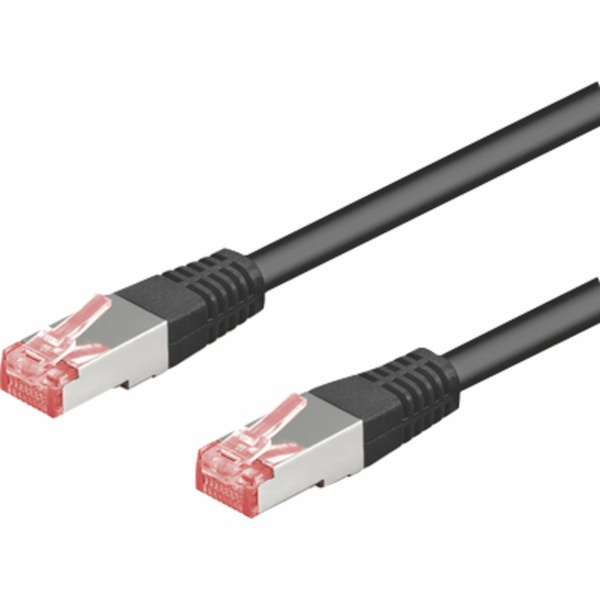 Goobay patch kabel Cat.6 S/STP (černý, 5 metrů)