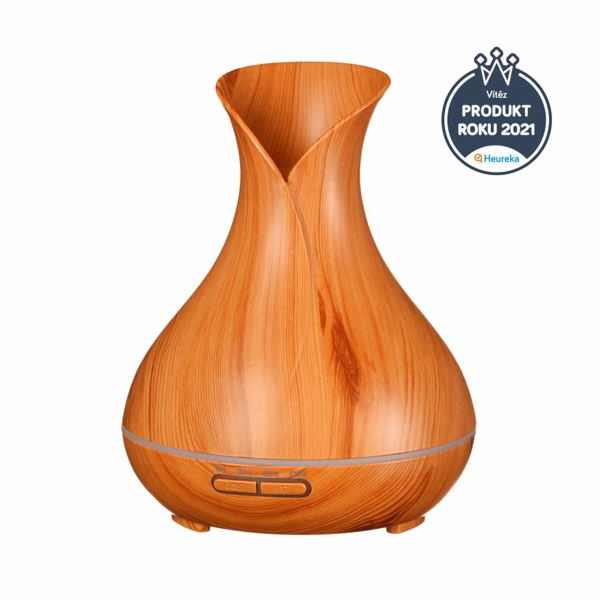 SIXTOL Aroma difuzer Vulcan světlé dřevo 350ml SIXTOL