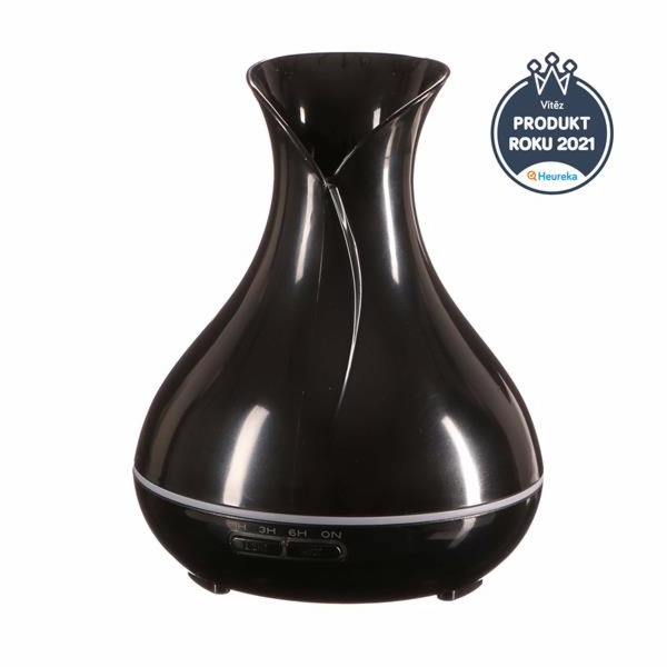 SIXTOL Aroma difuzer Vulcan černý lesk 350ml SIXTOL