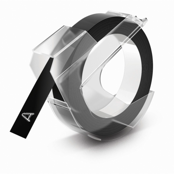 Dymo 3D Label Tape 9 mm x 3 m  Plastic glossy black