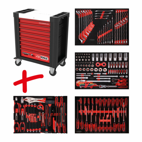 KS Tools Performanceplus Tool  Trolley Set P10 180 Tools