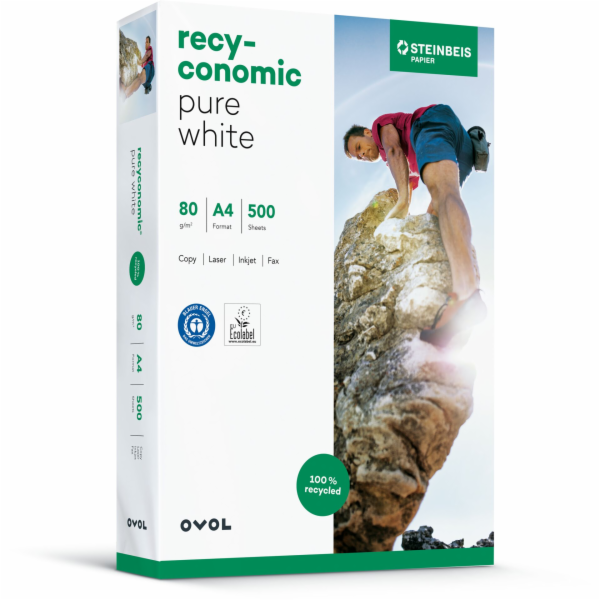 Recyconomic Pure bila ISO 90  A 4 500 listu 80 g