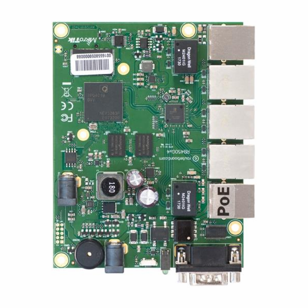 RouterBoard Mikrotik RB450Gx4 ROS L5, 4x GLAN