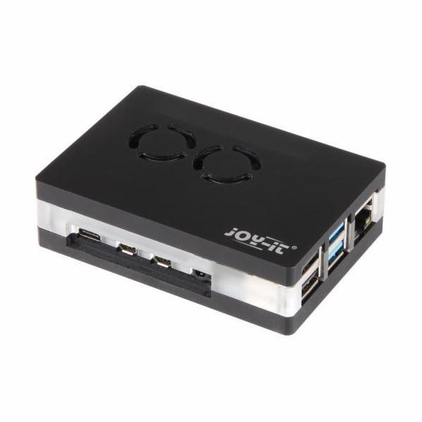 Kryt Raspberry case Acryl Fan pro Raspberry Pi 4 B, černá...