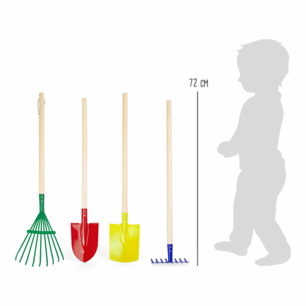 Zahradní nářadí Small Foot dětský set, barevné