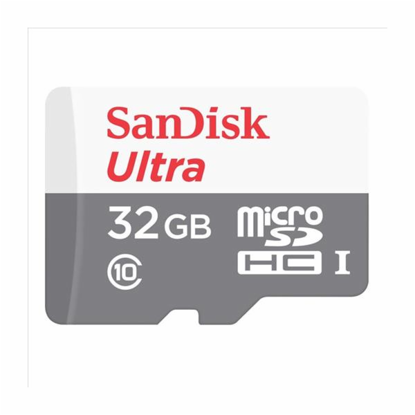 SanDisk MicroSDHC karta 32GB Ultra (100MB/s, Class 10, An...