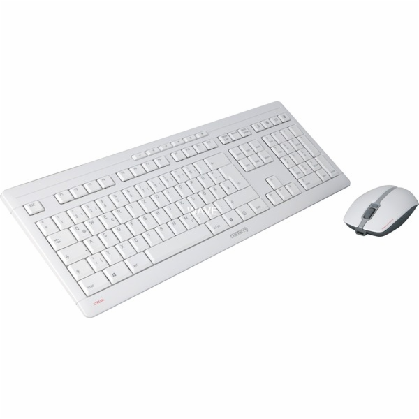Cherry STREAM DESKTOP RECHARGE (bílá/šedá, německé rozvrž...