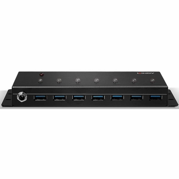 Lindy 7 Port USB 3.0 Metall, USB-Hub 43128