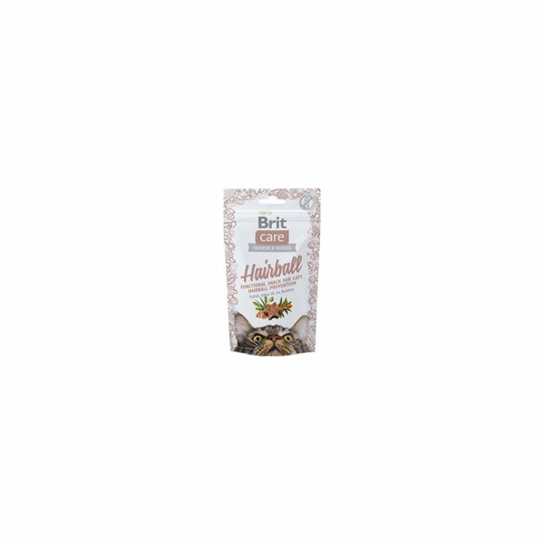 BRIT Care Cat Snack Hairball - pamlsek pro kočky - 50 g