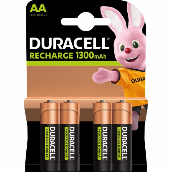 Baterie Duracell AA / R6 1300mAh 4 ks.