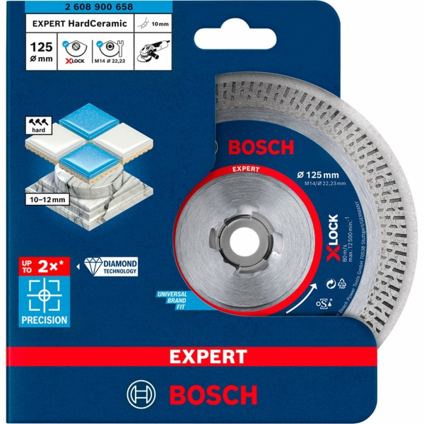 Diamantový řezací kotouč Bosch X-LOCK Expert HardCeramic,...