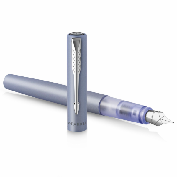 Parker Vector XL Metallic Silver  modra C.C. plnici pero M