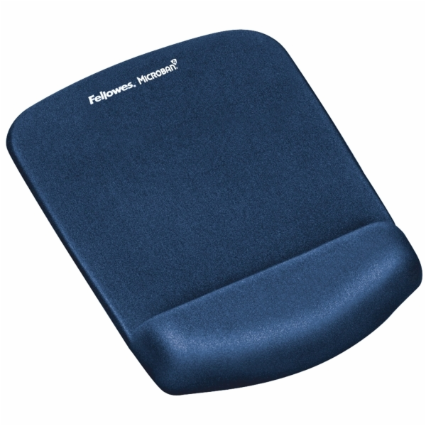 FELLOWES podložka pod myš a zápěstí PlushTouch modrá