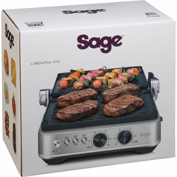 Sage the BBQ &amp; Press Grill  stainless steel