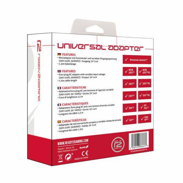 ready2gaming universal Adapter for GBA, DS and Nintendo S...