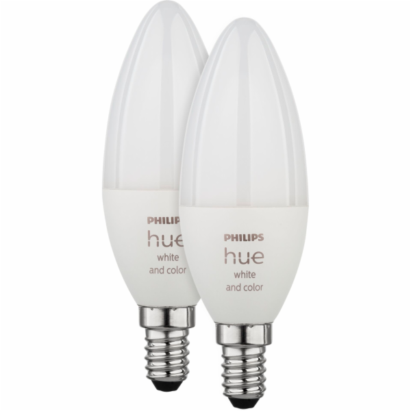 Philips Hue LED Lampe E14 2er Set 5,3W 320lm White Color ...