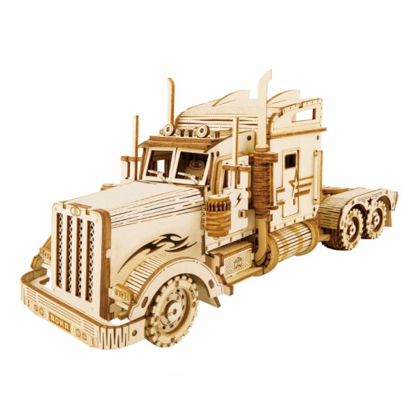 Hračka Robotime dřevěné 3D puzzle Americký tahač