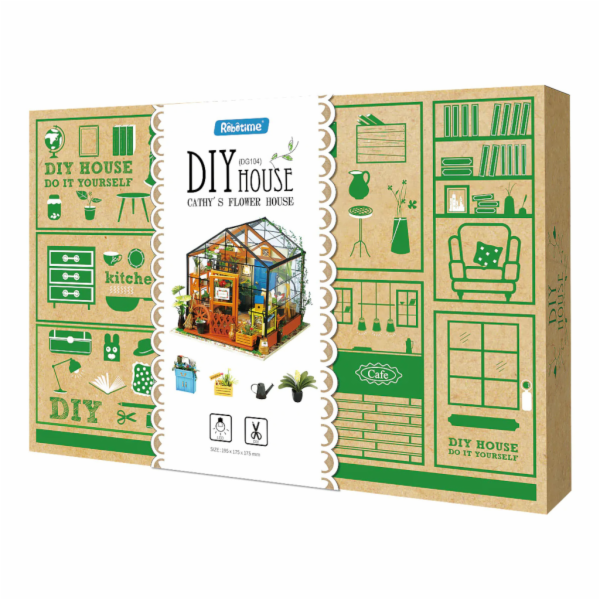 Hračka Robotime miniatura domečku Skleník