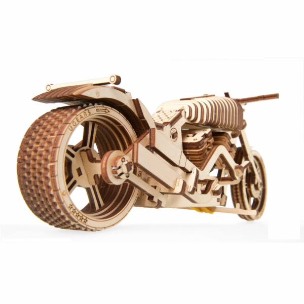 Hračka Ugears 3D dřevěné mechanické puzzle VM-02 Motorka ...