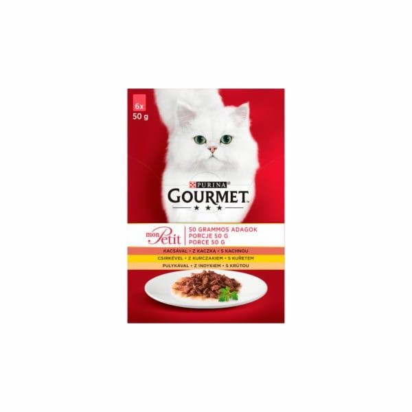 GOURMET Mon Petit Poultry Mix - wet cat