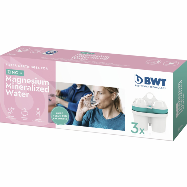 BWT náhradní filtry zinek+hořčík 3ks