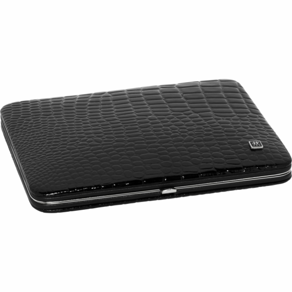 Zwilling CLASSIC Leather frame  case, croco black, 10 pcs.