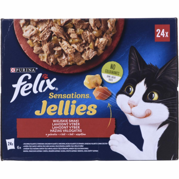 Felix Sensations venkovské příchutě v želé Box - 24x 85g