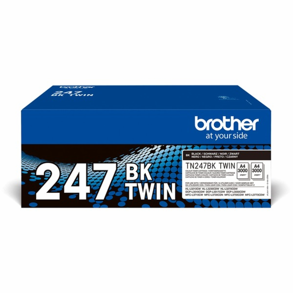 Toner schwarz TN-247BKTWIN