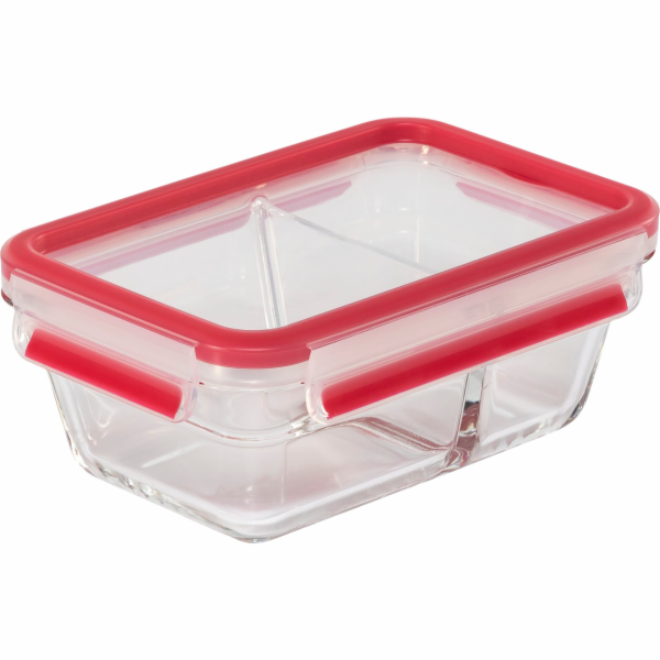 Emsa Clip&Close Glass Vorratsdose 800 ml Glas Rot