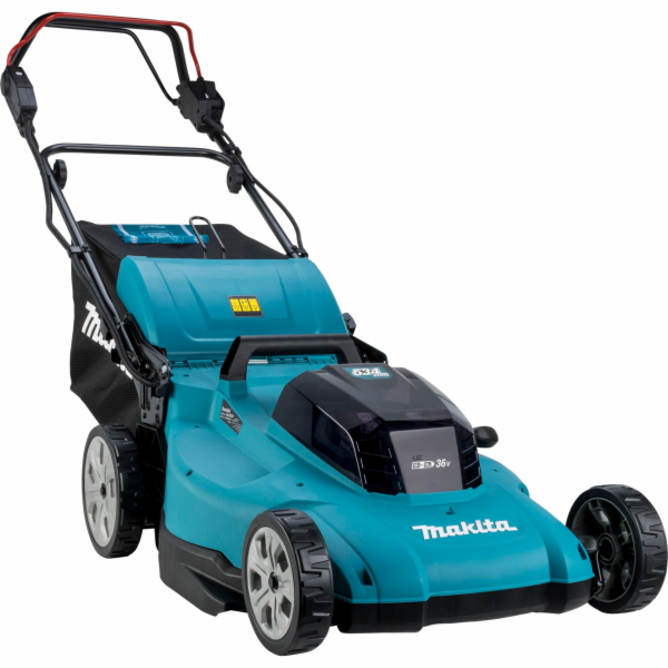 Makita DLM539PT2 aku sekacka na travu