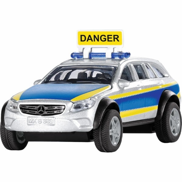 Policejní rádio s Mercedesem 4x4