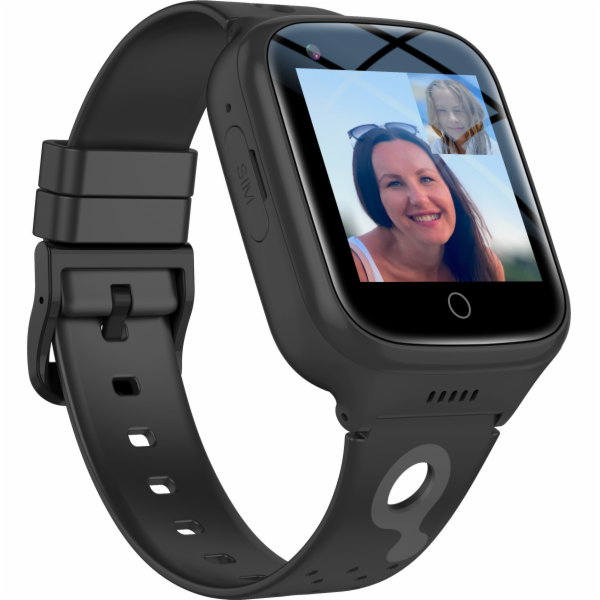 CARNEO dětské GPS hodinky GuardKid+ 4G Platinum black