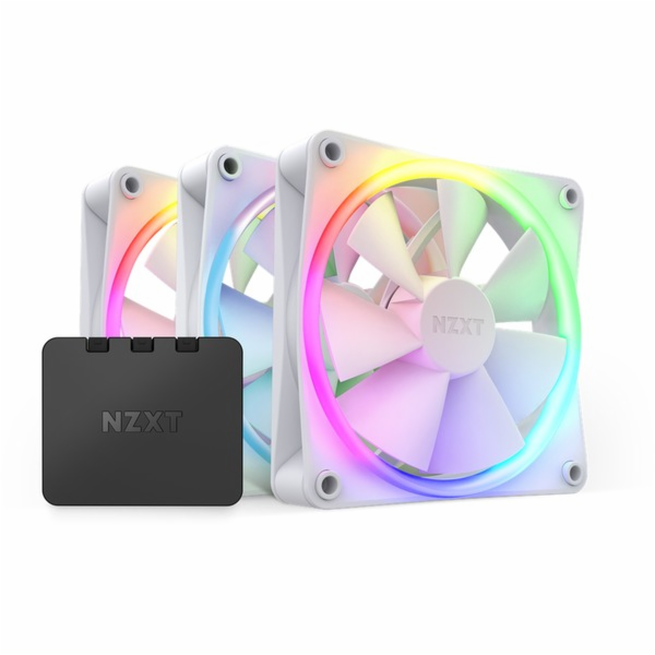 NZXT F120 RGB Triple Pack 120x120x26 (bílá, 3 kusy včetně...